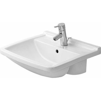 Duravit Starck 3 Halbeinbauwaschtisch Weiß Hochglanz 550 mm - 0310550000 0310550000