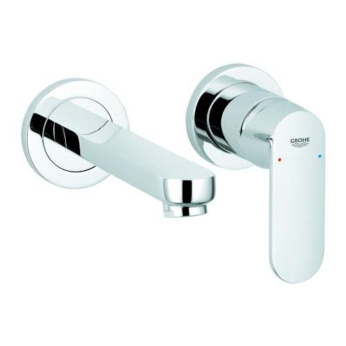 Grohe 2-Loch-WT-Batt. Eurosmart C 19381 Stichmaß 110 mm Ausladung 170 mm chrom, 19381000 19381000