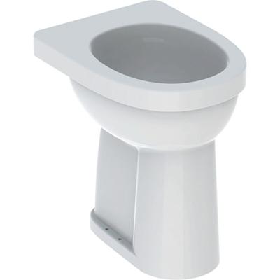 Geberit Renova Nr.1 Comfort Flachspül-WC, 6l bodenstehend, Abgang innen senkrecht, H:490mm, weiss, 2 218521000 Image