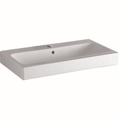 Geberit Waschtisch iCon, 1 Hahnloch, B: 750 mm, T: 485 mm, 124075000, weiss 124075000