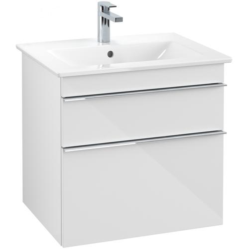 Villeroy & Boch Waschtischunterschrank Venticello A92401DH, B:603, H:590, T:502mm, Glossy White A92401DH