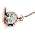 Jean Pierre G250RPM Rose Gold Plated Double Hunter Pocket Watch and Albert Chain