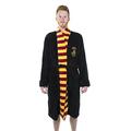 Mens Black Harry Potter Hogwarts Dressing Gown