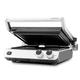 Gastroback 42537 Design BBQ Pro Kontaktgrill Tischgrill aus Edelstahl Schwarz/Silber