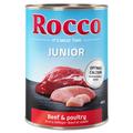 6x400g Poultry with Beef Rocco Junior Wet Dog Food