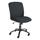 Safco 3490BL Uber Black Big &amp; Tall High Back Swivel Chair with Padded Seat