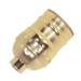 Satco 90420 - 1/8 IPS Cap Brite Gilt Short Keyless Socket (90-420)