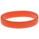 Plain Orange Coloured Silicone Sports Arm Exercise Wristband Bracelets Rubber Wrist Bands Party Accessories For Men Women Boys Girls (Pack of 100)