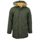 Ben Sherman Mens MA1 Parka Style Hoody Jacket/Coat (Green) L