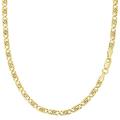 14 Carat 585 Yellow Gold S Curb Chain Unisex – Width 3.5 mm (45)