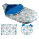Baby Toddler Stroller cossytoes Buggy Liner Padded pram FOOTMUFF/HANDWARMER/PRAM Pillow (3 pcs Set M Size, 3)