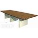 144" x 54" Custom Boat-Shaped Meeting Table