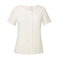 Brook Taverner Womens/Ladies Felina Crepe De Chine Short Sleeve Blouse (16) (Cream)