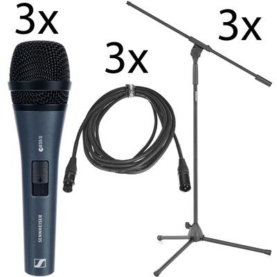 Sennheiser E835 S 3Pack Bundle