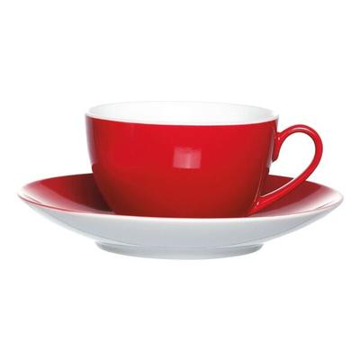 Ritzenhoff & Breker 4-teiliges Kaffeetassen-Set »Doppio«, inkl. Untertassen rot, 10x6x10 cm Image