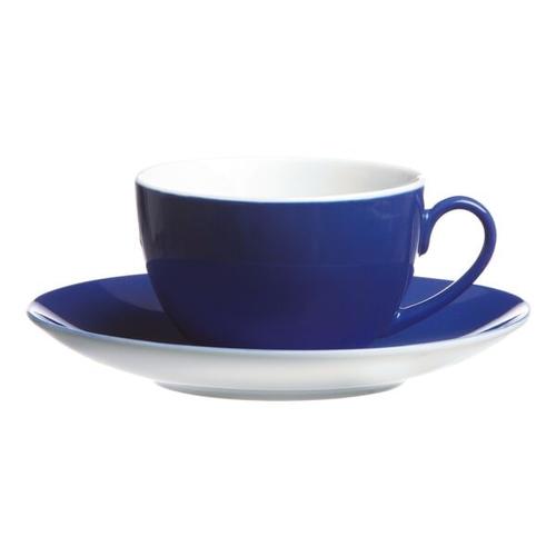 4-teiliges Kaffeetassen-Set »Doppio«, inkl. Untertassen blau, Ritzenhoff & Breker, 10x6x10 cm