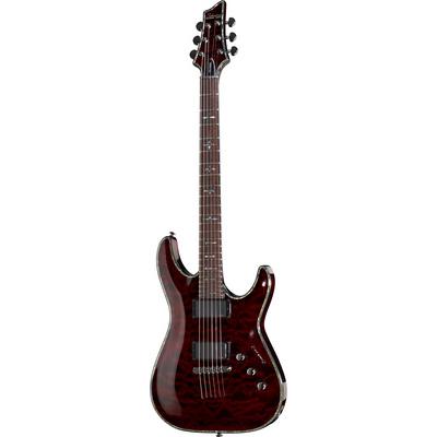 Schecter C-1 Hellraiser E-Gitarre schwarz/rot