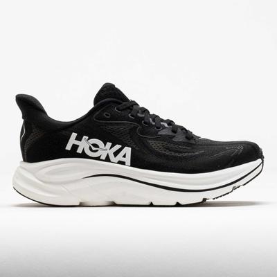 HOKA Clifton 10 Women's Running Shoes Black/White