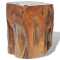 vidaXL Stool Solid Teak Wood