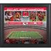 Kansas City Chiefs Framed 15" x 17" 2017 AFC West Champions Collage with a Piece of Game-Used Football - Limited Edition 500