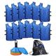 SportsRepublik Football Cones and Bibs Training Set for Juniors and Adults (12-Pack) | Perfect Agility Cones for Football Training Equipment | Training Bibs and Sports Marker Cones …