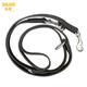 Julius K9 1422L-M, Fettleder Doppel Führleine, 13 mm x 2m, Messingkarabiner