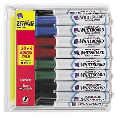 Avery Dryerase Chisel Tip Markers - Assorted, 24 Pk