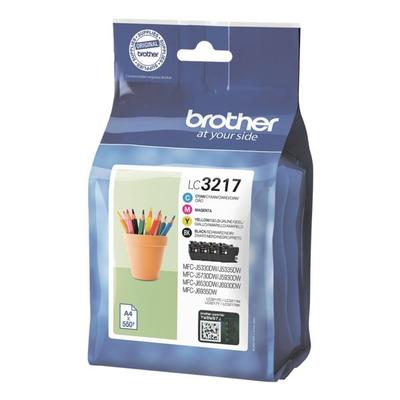 Brother Tintenset »LC-3217VALDR« schwarz