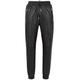 Smart Range Mens Black Napa Real Soft Leather Trousers Sweat Track Pant Zip Jogging Bottom (30)