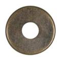 Satco 92182 - 1/8 IP Slip Antique Brass Curled Edge Steel Check Ring (90-2182)