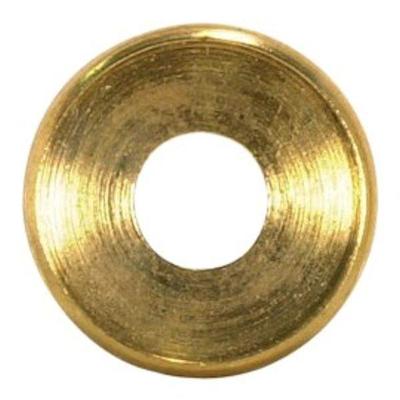 Satco 92151 - 1/8 IP Slip Burnished and Lacquered Turned Brass Check Ring (90-2151)
