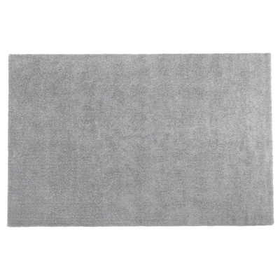 Teppich Grau Polyester 200 x 300 cm Rechteckig Hochflor Modern Maschinengetuftet Fußbodenheizung Geeignet Wohnzimmer Sch