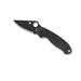 Spyderco Para 3 Folding Knife G-10 Steel Plain Edge Black Handle C223GPBK