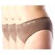 Chaffree Womens Anti Chafing Sports Activewear Briefs, Ladies Mid Waist Briefs Underwear Panties Active Fit, Breathable Sweat Control, Stretchy Seamless Pants, Pack 3, (XL 16-20, Waist-Mid, Brown Mocha)