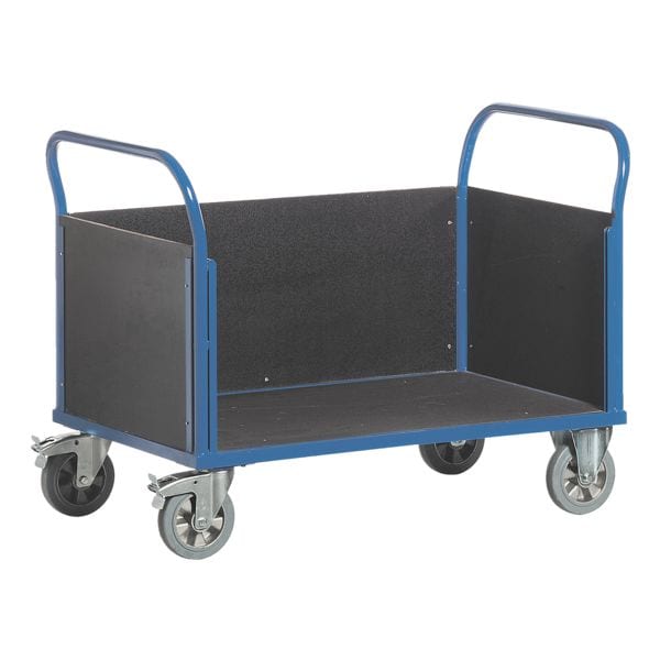 ROLLCART Vierwandwagen 160x77 cm Ladefläche blau, 177x99x80 cm Image