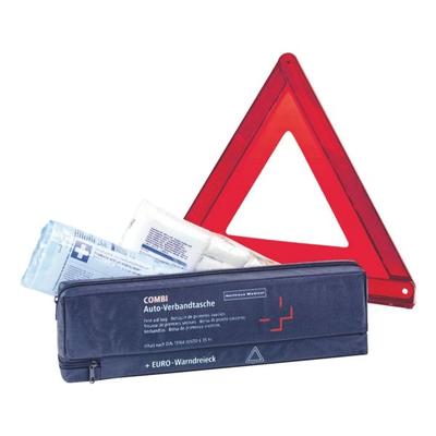 Holthaus Medical KfZ-Verbandtasche »COMBI« mit Warndreieck blau, 44x5x13 cm Image