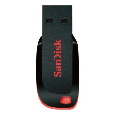 USB-Stick »Cruzer Blade 128 GB« schwarz, SanDisk, 1.76x4.15x0.74 cm