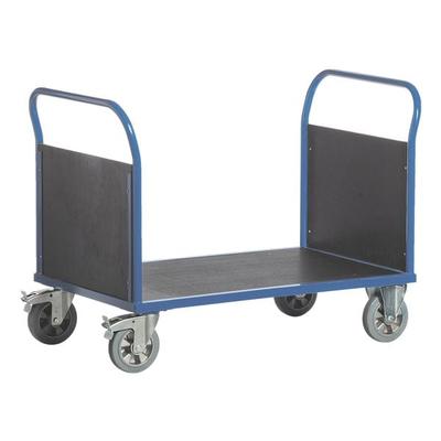 Doppelwandwagen 100x70 cm Ladefläche blau, ROLLCART, 117x99x70 cm