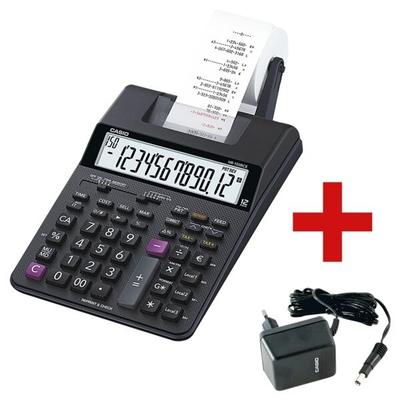 CASIO Druckender Tischrechner »HR-150RCE« inkl. passendem Netzadapter schwarz, 5.8x5.8x24.2 cm Image