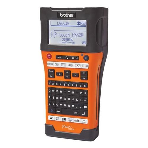 Beschriftungsgerät »P-touch E550WVP« orange, Brother, 12.6x9.4x25 cm