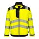 Portwest PW3 Hi-Vis Work Jacket, Size: M, Colour: Yellow/Black, T500YBRM