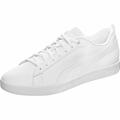 Puma Women Puma Smash Wns V2 L Sneakers, Puma White-Puma White, 3.5 UK