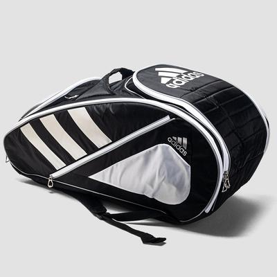 adidas Tour Tennis 12 Racquet Bag Black/White/Silv...