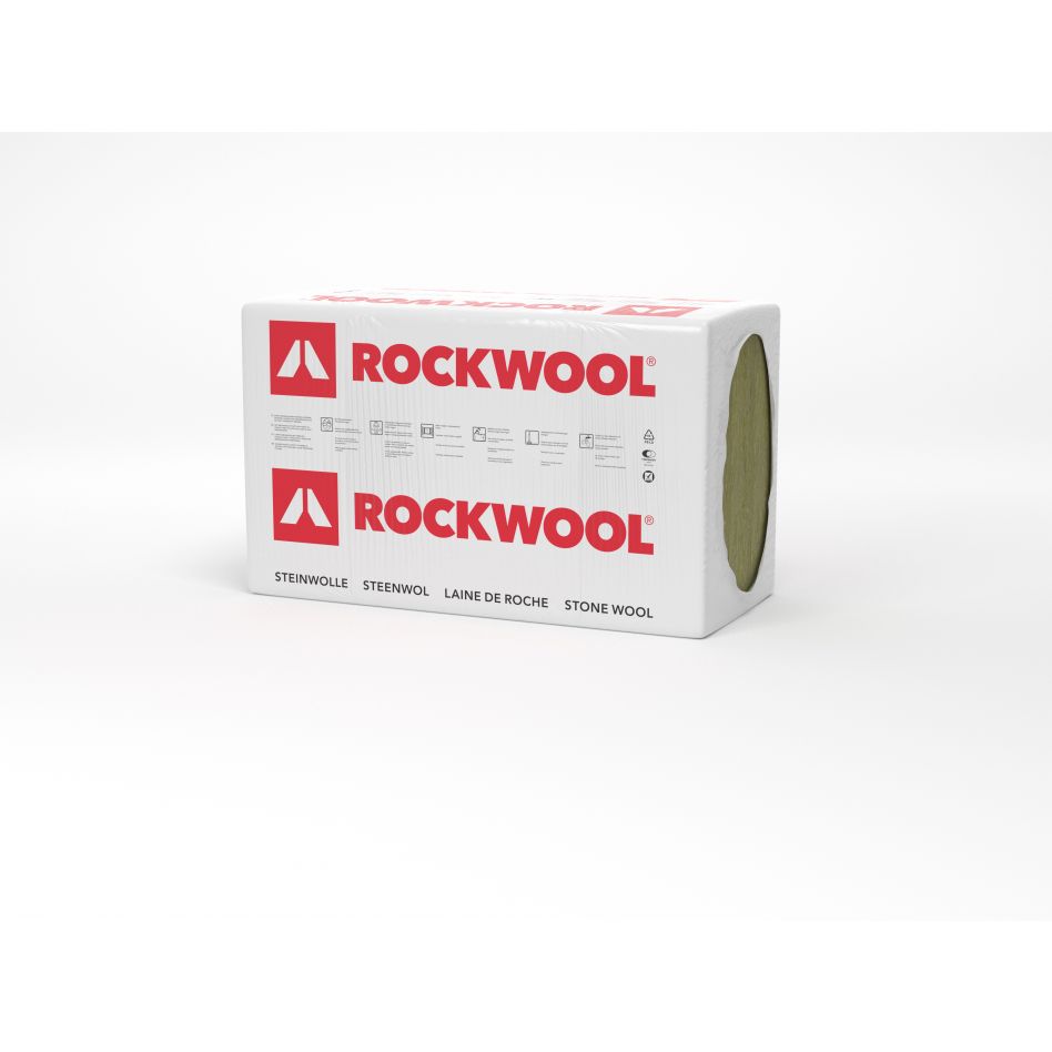ROCKWOOL Dachbodendämmung Tegarock L WLS 035 Steinwolle Dachdämmung, 80 mm Image