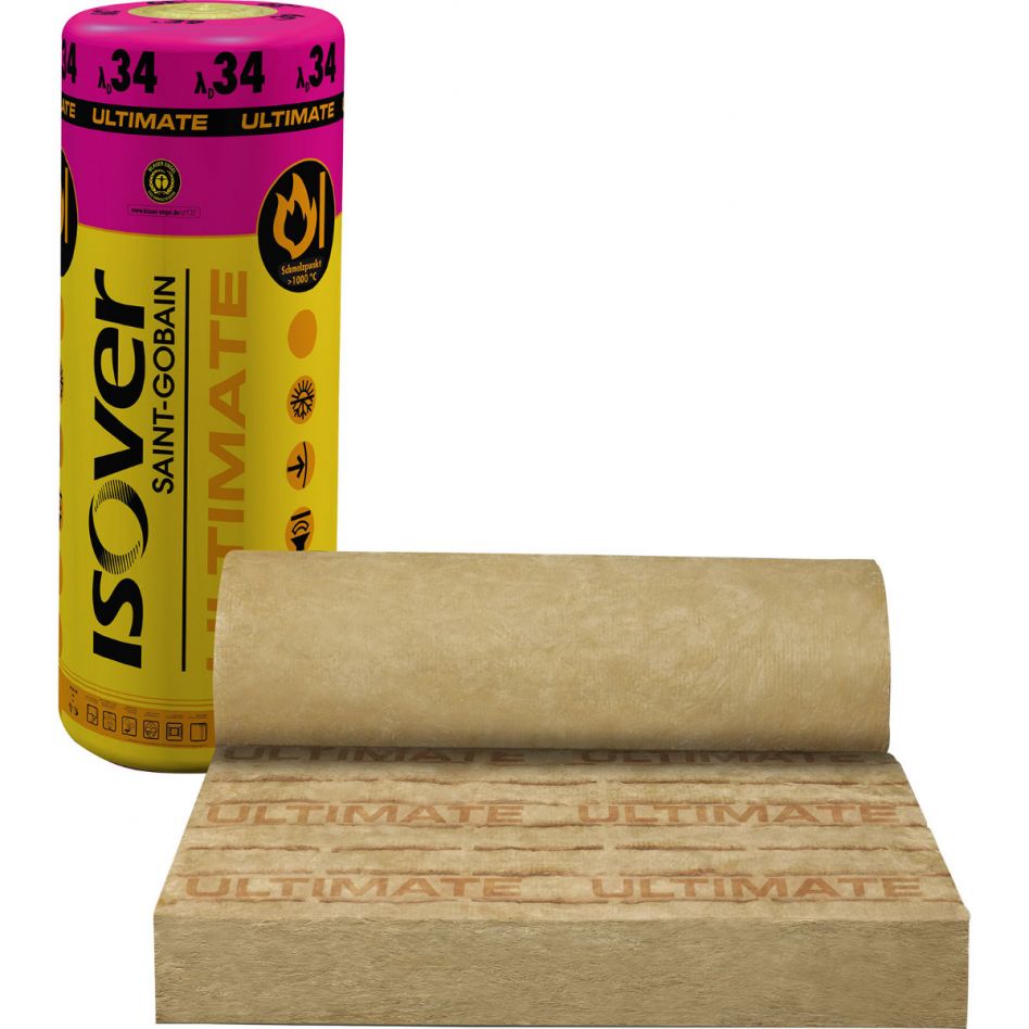 ISOVER Klemmfilz ULTIMATE ZKF-034 WLG 035 Dachdämmung, 180 mm Image