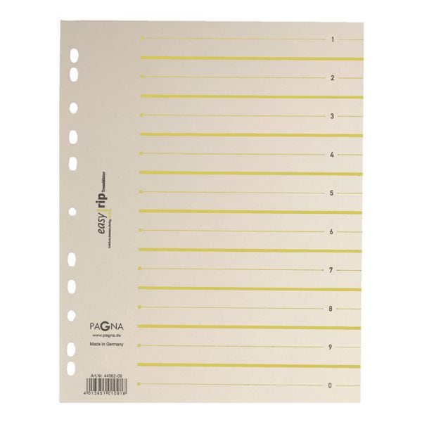 Pagna Trennblätter »easy rip« 200 g/m² - 100 Stück gelb, 24 cm Image