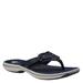 Clarks BREEZE SEA - Womens 6 Blue,Navy Sandal Medium