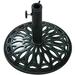 Alcott Hill® Garwood Cast Iron Umbrella Base Cast Iron in Gray/Green | 13 H x 18 W x 18 D in | Wayfair ALTH3676 42915330