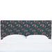 Brayden Studio® Tharp Panel Headboard Upholstered/Linen/Cotton in Black | 51 H x 41 W x 4 D in | Wayfair BRAY3751 38312632