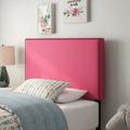 Brayden Studio® Keele Panel Headboard Upholstered/Cotton in Pink | 51 H x 41 W x 4 D in | Wayfair BRSD3837 26427989